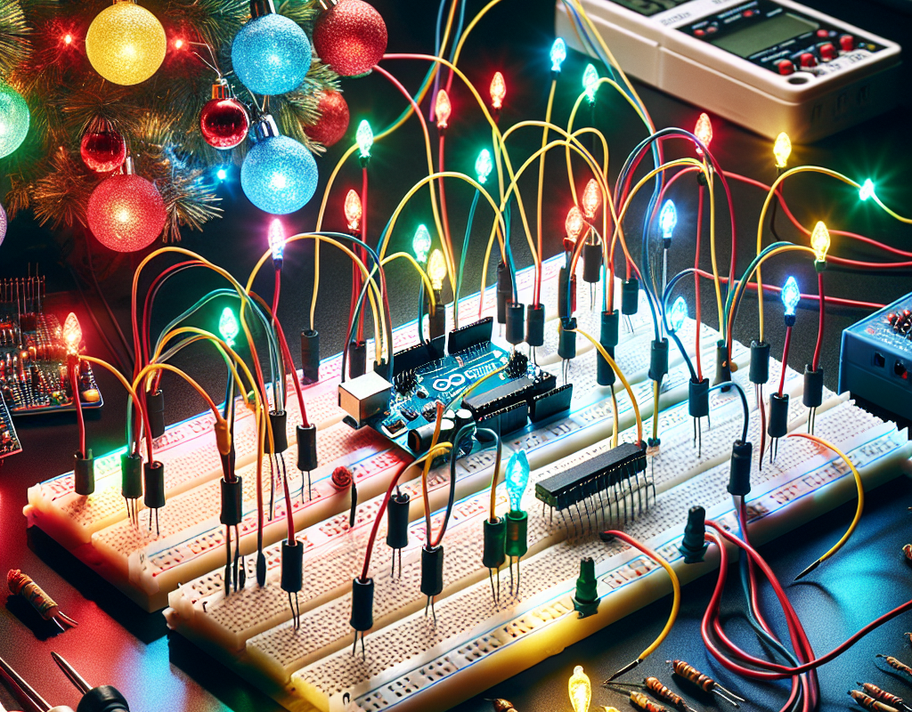 How do you control Christmas lights with Arduino?