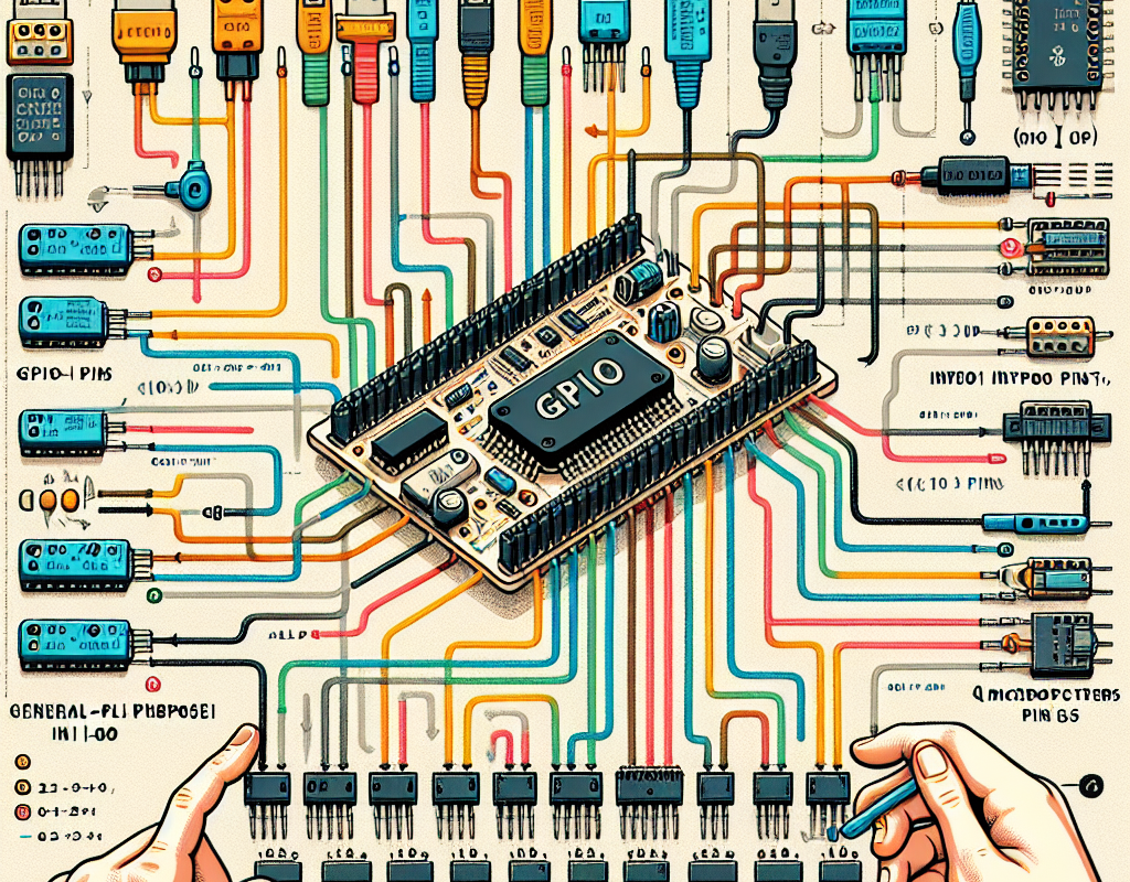 What are GPIO pins and how do you use them?