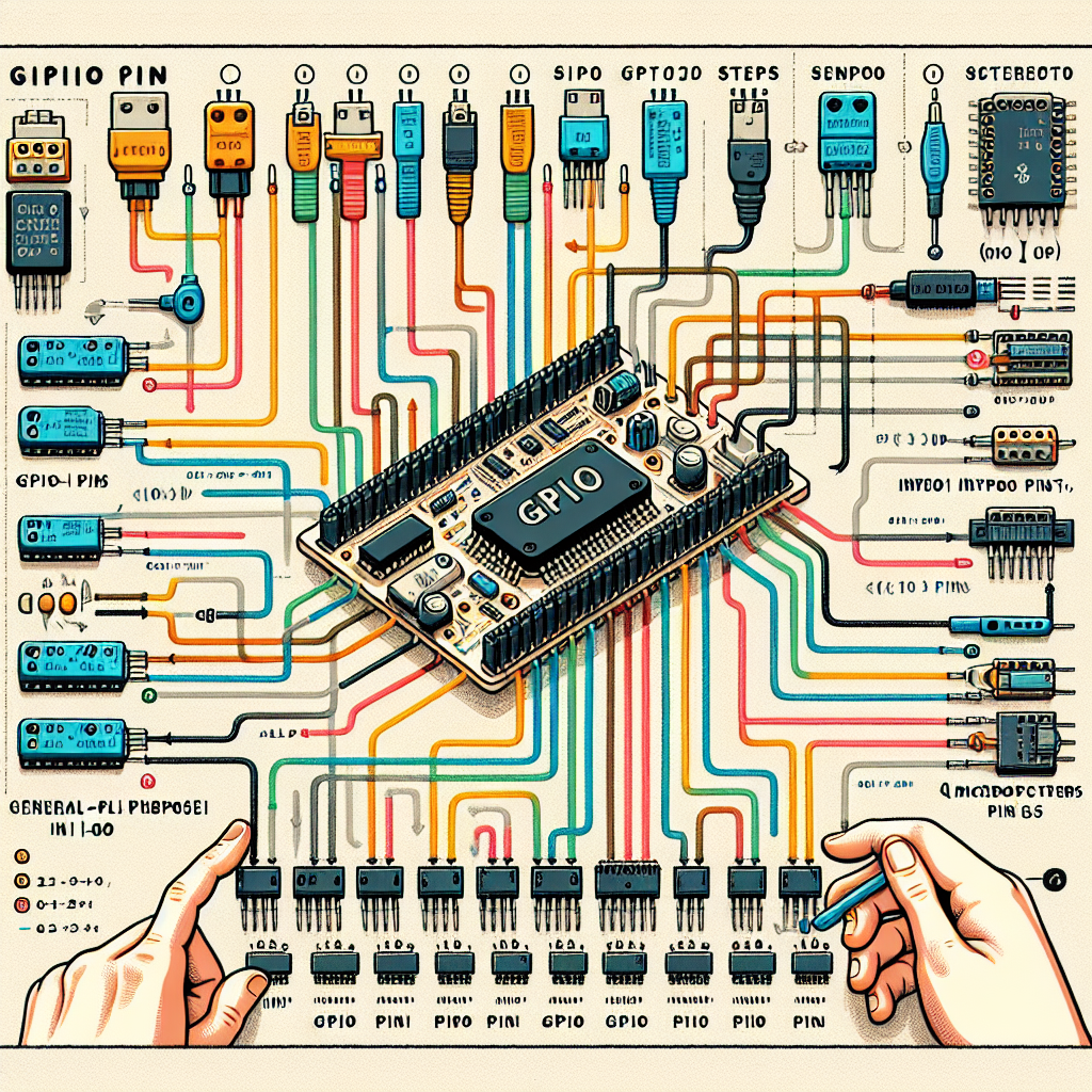 What are GPIO pins and how do you use them?