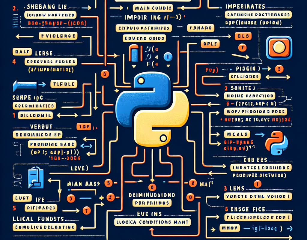 What are the basic components of a Python script?