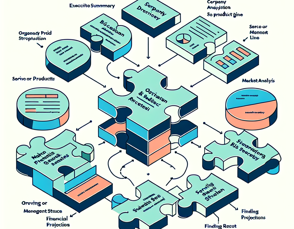 What are the components of a business plan?